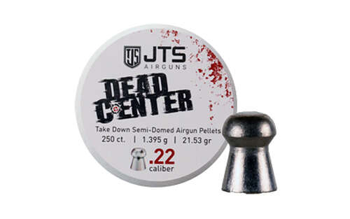 Airguns JTS Group Dead Center JTS .22 CAL 22GR SEMI-DOMED 250CT • Model: Dead Center